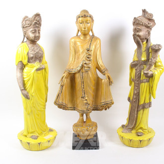 3 asiatische Figuren