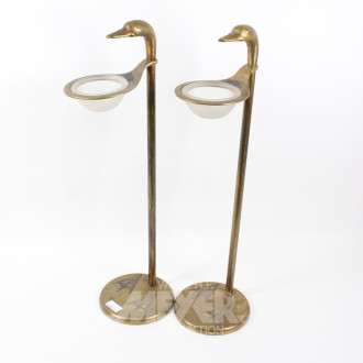 Paar Standaschenbecher 'Ente'
