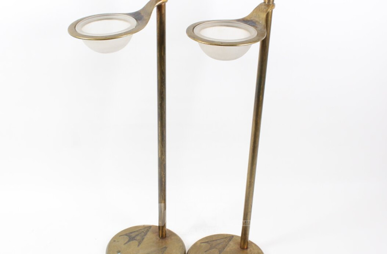 Paar Standaschenbecher 'Ente'