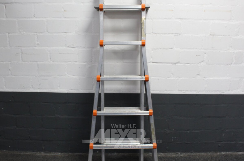 Alu-Auszug-Bockleiter WAKÜ
