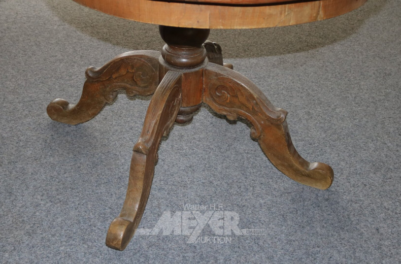 antiker, ovaler Tisch