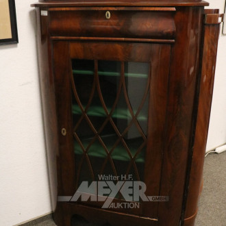 Eckvitrine, 1-türig