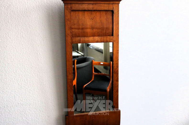 Biedermeierspiegel, 19-Jh., Furnierschäden