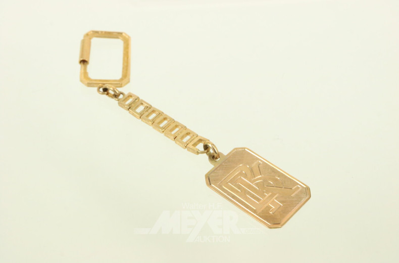 Schlüsselanhänger mit Monogramm: BK