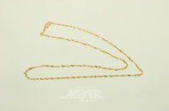 zarte oriental. Halskette in 916er GG, gestempelt