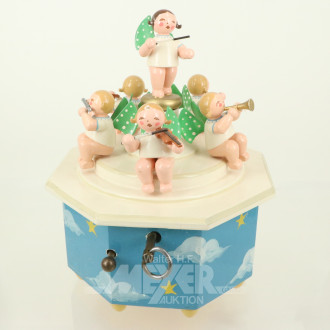 Konvolut Wendt&Kühn Erzgebirge Engelkapelle, unvollständig, mit Spieluhr