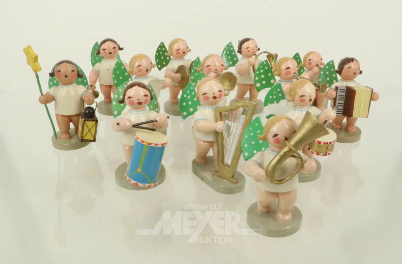 Konvolut Wendt&Kühn Erzgebirge Engelkapelle, unvollständig, mit Spieluhr