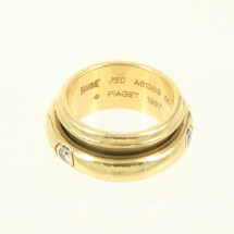 Los 28: PIAGET Wendering um ca. 1997 mit 3 kl. Brillanten von ges. ca. 0.2ct