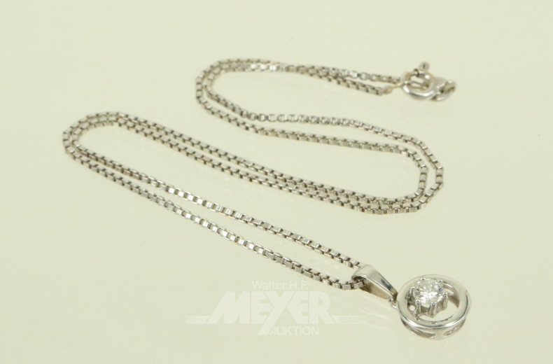 Kette mit Brillantanhänger