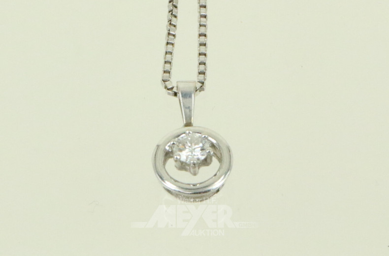 Kette mit Brillantanhänger