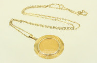 Kette mit Münzanhänger Großbritannien - 1 Sovereign Viktoria 1882
