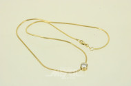 Schlangenkette mit 1 Anhänger