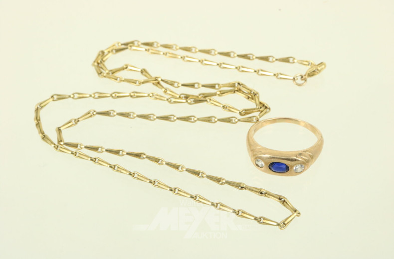 Halskette mit 1 Ring