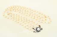 Zuchtperlenkette, zweireihig