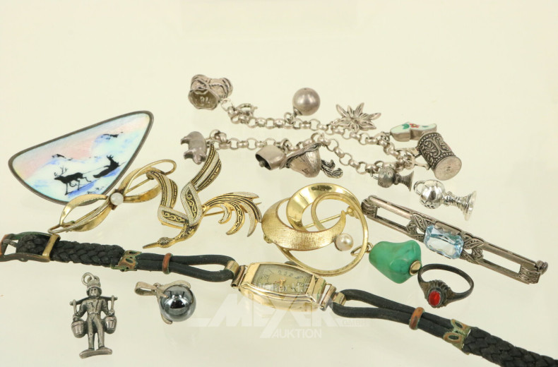 Konvolut Silber- und Modeschmuck