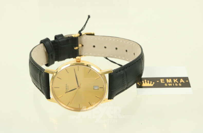 Herrenarmbanduhr mit Widmung u. Box