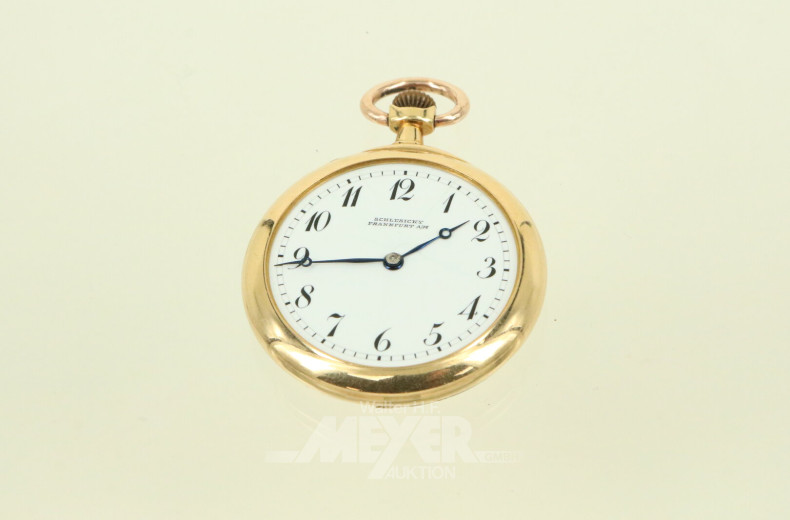 Anhängeruhr mit Monogramm 'HL'