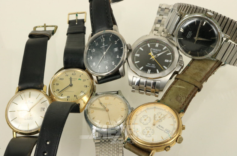 Konvolut div. Armbanduhren, ca. 7 Stück