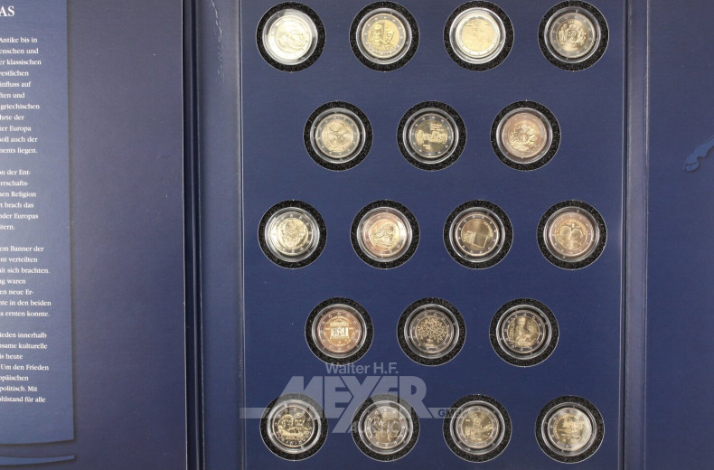 Sammlung 'Die offiziellen 2-Euro-Gedenkmünzen'