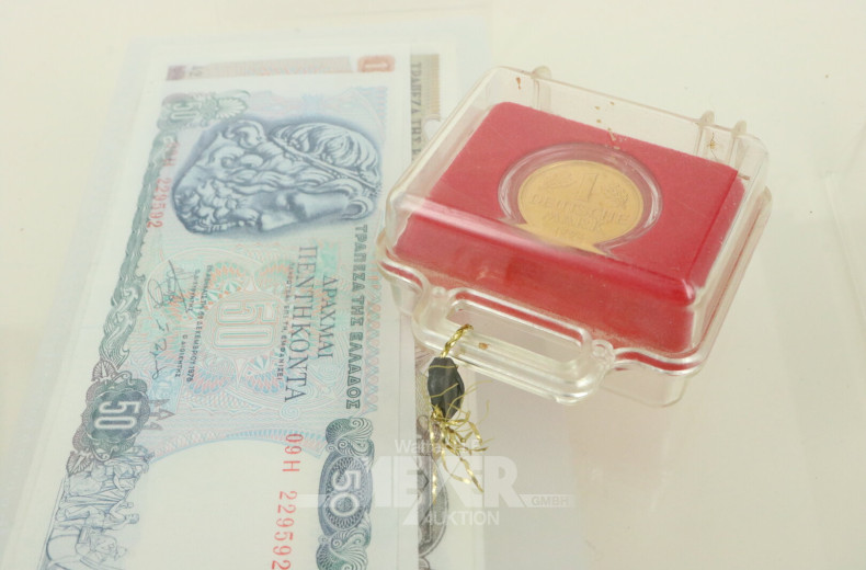 Posten Münzen und Banknoten