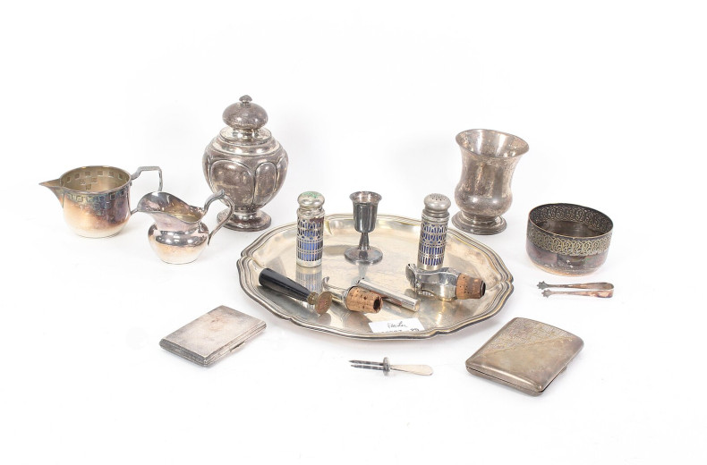 Posten Versilbertes, best. aus: