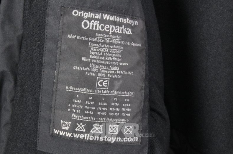 Herren-Winterjacke, schwarz, Gr. XL