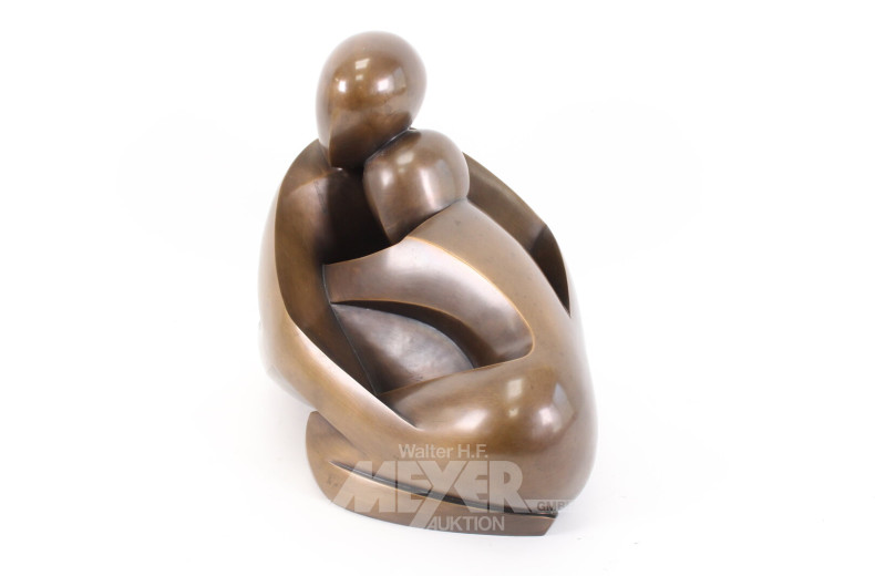 gr. moderne Skulptur "Paar"
