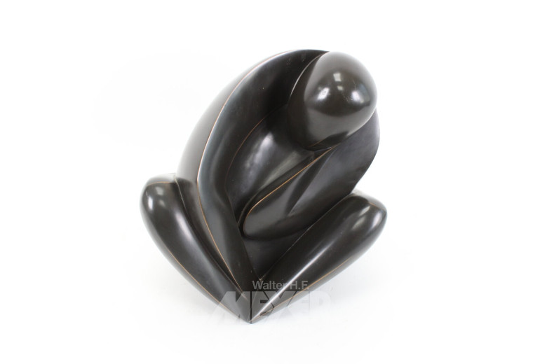 schwere Skulptur "Erschöpft"