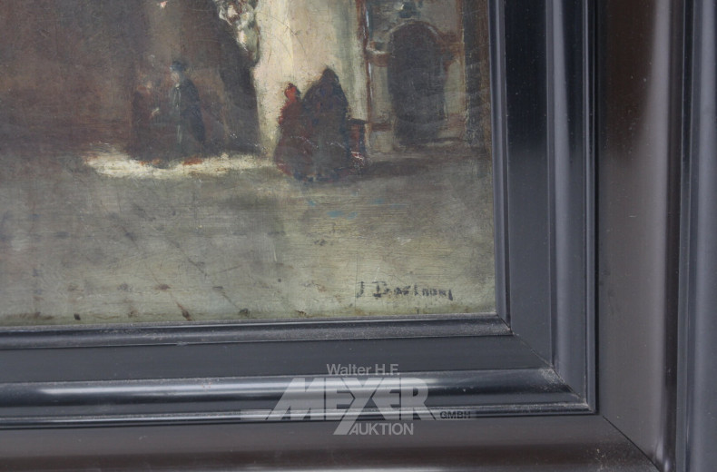 Gemälde "Gewölbebogen mit Staffagen"