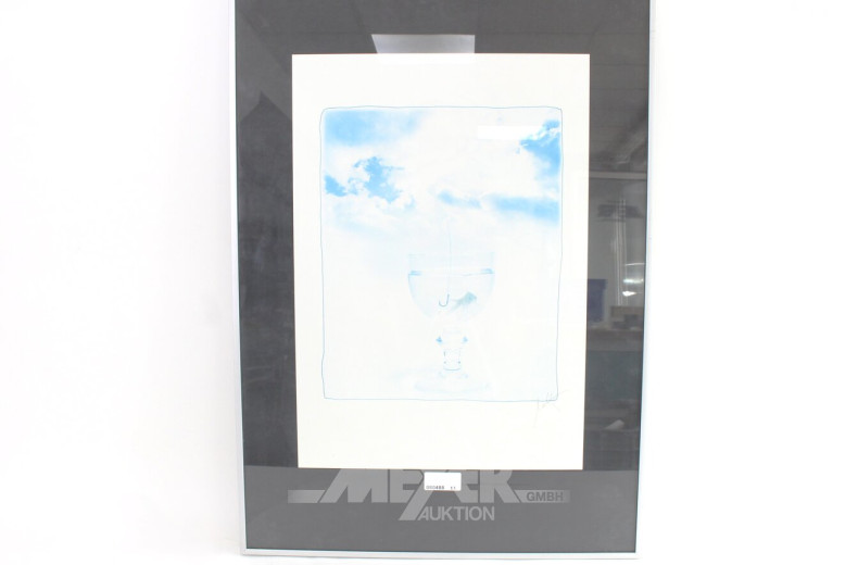 Grafik "Fisch im Glas"