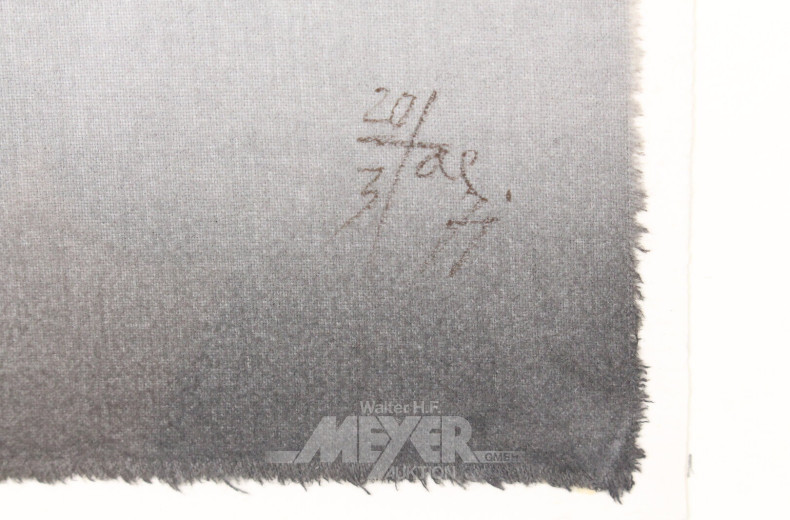 Farbserigraphie "abstrakte Darstellung"