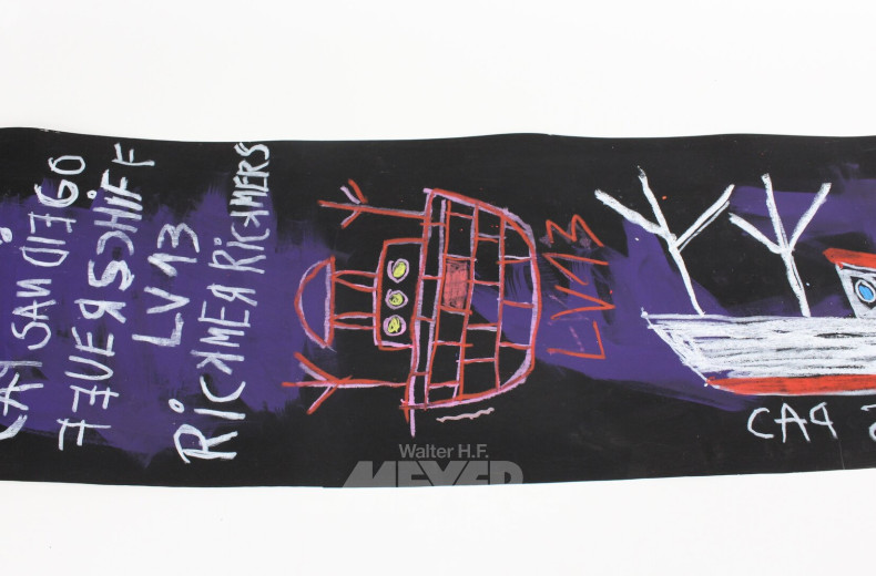 4-teilige Serie 'Bunte Schiffe in Groß und Klein'