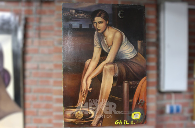 Collage  "Das kleine Piconera-Mädchen"