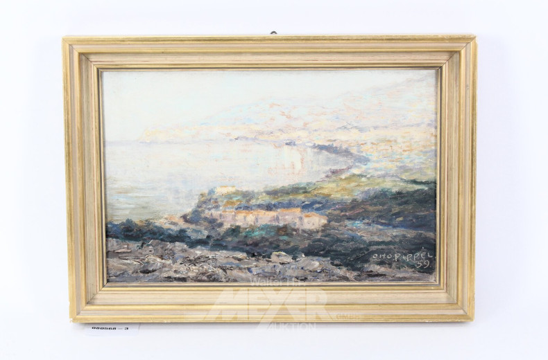 kl. Gemälde  "Küstenlandschaft"