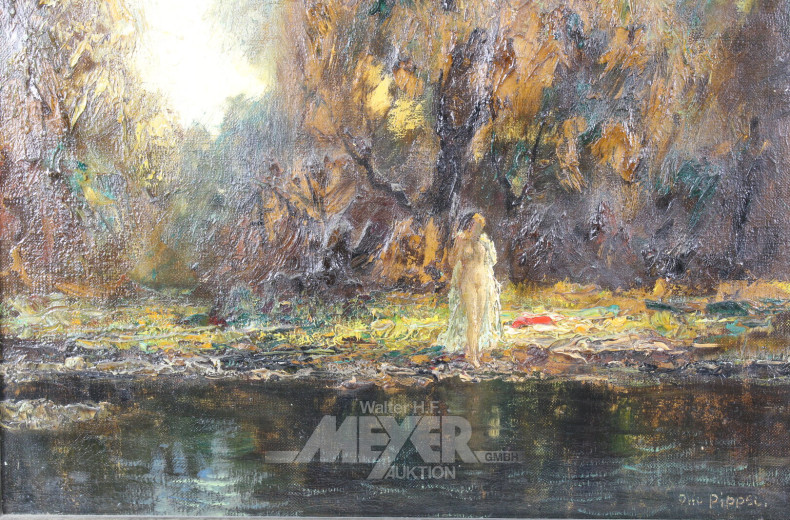 Gemälde  "Badende"