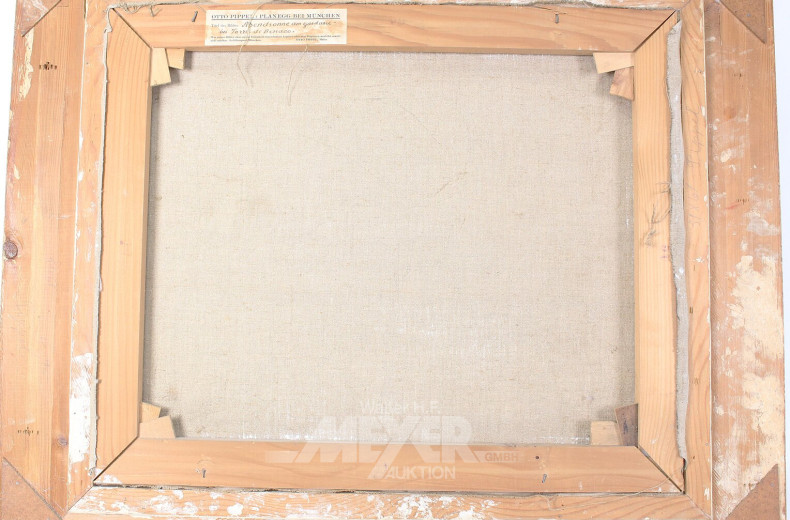 Gemälde  "Abendsonne  am Gardasee"