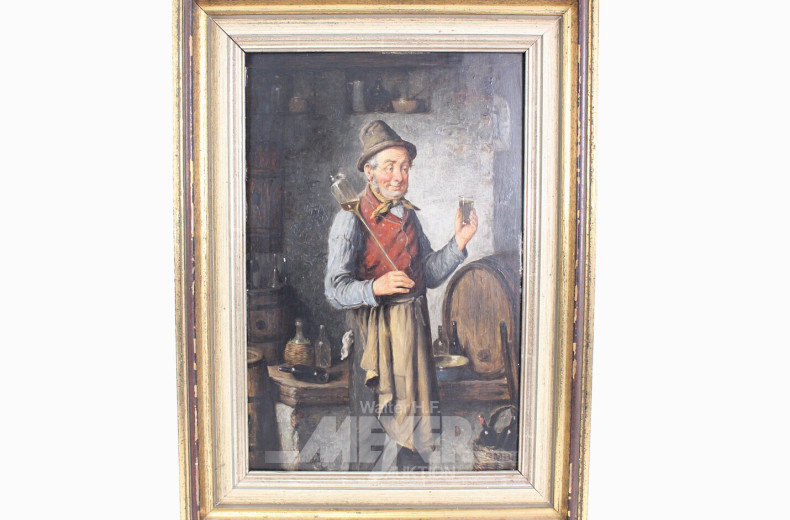 Gemälde 'Weinprobe'