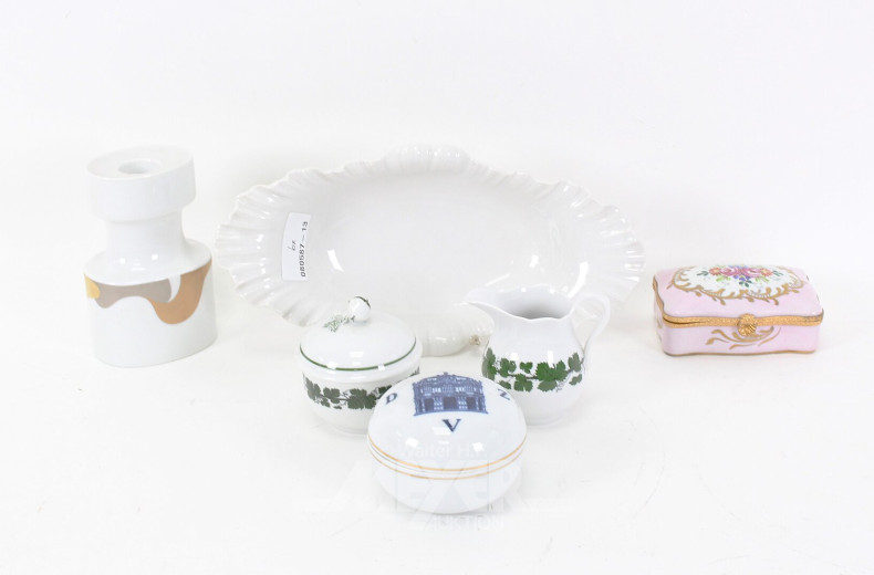 Posten versch. Porz.-Teile, best. aus: