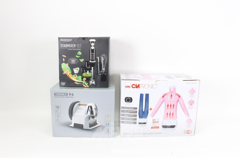 3 versch. Haushaltsgeräte: