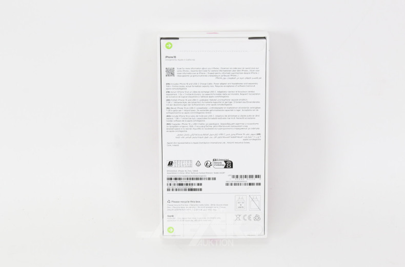 iPhone 16, Pink, originalverpackt