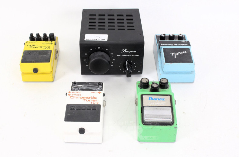 Posten Gitarrenzubehör, 5-tlg.: