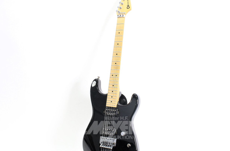 E-Gitarre, bez. CHARVEL (San Dimas), schwarz