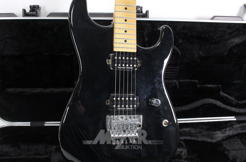 E-Gitarre, bez. CHARVEL (San Dimas), schwarz