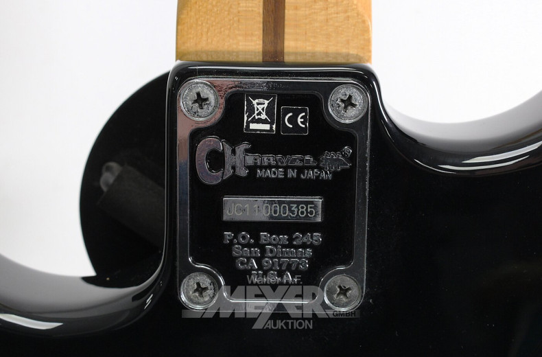 E-Gitarre, bez. CHARVEL (San Dimas), schwarz