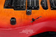 E-Gitarre, bez: IBANEZ,  rot