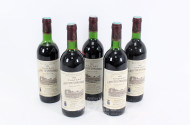 5 Flaschen Bordeaux Saint-Estèphe 1981