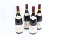 4 Flaschen Rotwein, Frankreich 1990