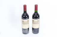 2 Flaschen Rotwein, Frankreich 1989