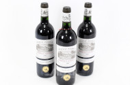6 Flaschen Rotwein, Frankreich 1995 und 1998