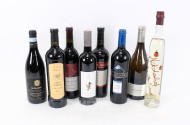 15 Flaschen Weine und Spirituosen aus aller Welt, 1992-2018